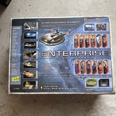 2002 Art Asylum Enterprise NX-01 12 Inch Starship Star Trek Complete In Box