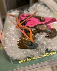 TMNT 1988 Splinter Action Figure Signed Kevin Eastman Personal Collection