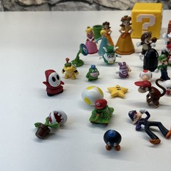 Lot of Super Mario Bros Figurines donkey kong Princess Peach Luigi 30+ Pcs
