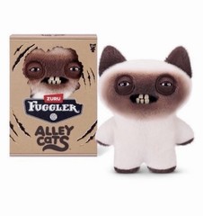 New Zuru Fuggler Alley Cats Yawper 9″ Plush Doll Funny Ugly Monster