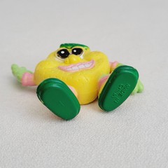 Lot of 2 ReaLemon Juice Advertising Lemon Head 2″ figures (read description)