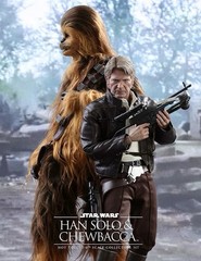 Hot Toys Star Wars The Force Awakens VII Chewbacca Han Solo MMS376 1/6 Sideshow