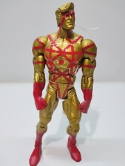 Captain Atom Action Figure dc universe Gold Red Kingdom Come Wave 4 2008 6”