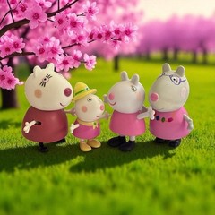 HARD HEAD Peppa Pig Parent Figures: Mommy Cat, Goat, Zebra…Daddy Bull, Pony, Fox