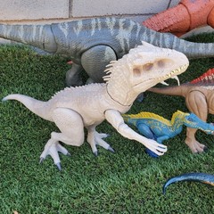 Jurassic World /Park Lot of 15 Dinosaurs, Carnotaurus Mamenchisaurus Apatosaurus