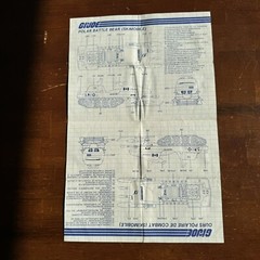 Vintage GI Joe Cobra ARAH Large Set Of Original Blueprints Canadian Released