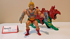 Vintage He-Man and Battle Cat Masters of the Universe 1982 Orko MOTU Mexico Lot2