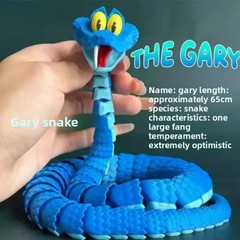 40cm Articulated 3D Printed Flexible Snake Figure Fidget Toy Collectible Model