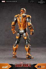 Marvel Avengers Iron Man Mark XXVIII MK28 Jack Ironman Figure Model Bad Box