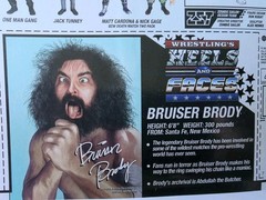 Bruiser Brody Rare Pre-Order Varient w/Fur Vest & Chain New In Package By ZST