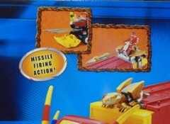 Power Rangers Dino Thunder Triceramax Command Center Truck Mesagog Space Alien