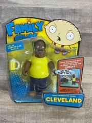Playmates Family Guy Crazy Interactive World Cleveland Action Figure READ DES F3