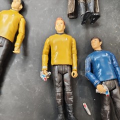 Star Trek Movie Galaxy Collection 8 Figure Lot 2009 Playmates Kirk Spock Sulu