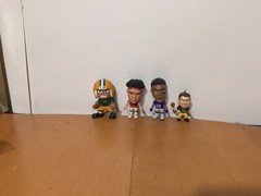 Smols NFL Superstars Figures Kyler Murray, Saquon Barkley Aaron Rodgers