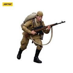 JOYTOY 1:18 action figures Army model WWII Soviet Infantry 3.9in toys