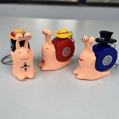Anime One Piece Den Den Mushi Model Toys Cartoon Luffy Sabo Ace Snail Shaped Pho