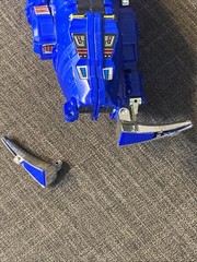 Transformers 1993 Original G2 Dinobot Blue GRIMLOCK -Broken Arm And Tail