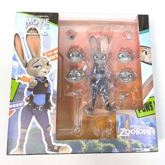 Kaiyodo Movie Revo Zootopia Judy Hopps & Nick Wilde Set Figure Complex Revoltech