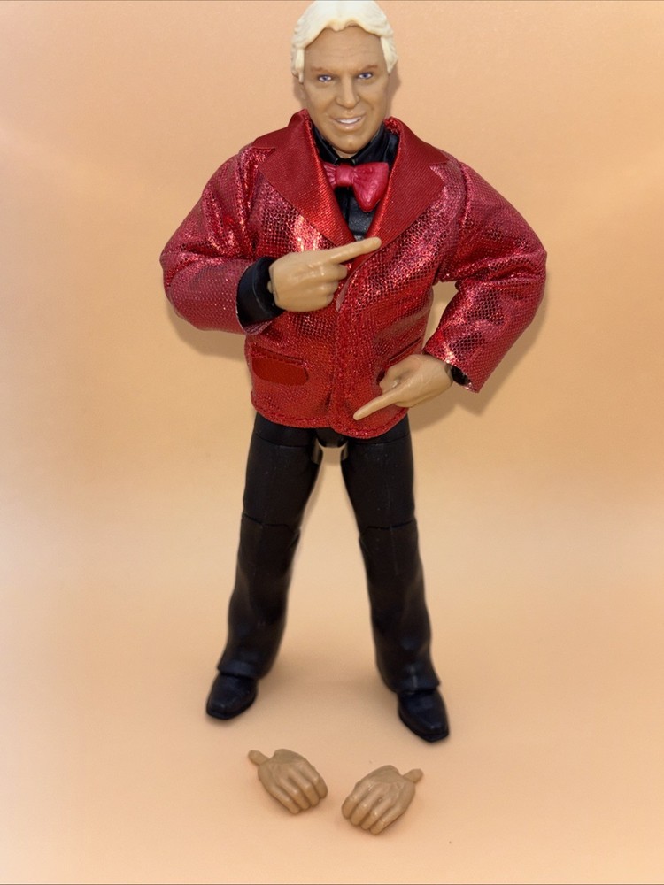 WWE MATTEL ELITE BOBBY THE BRAIN HEENAN WRESTLING FIGURE RARE WWF EXCLUSIVE AEW
