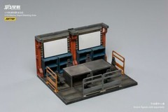 New JOYTOY 1/18 Diorama Mecha Depot Meeting Area Scene Model Toys In Stock Gift