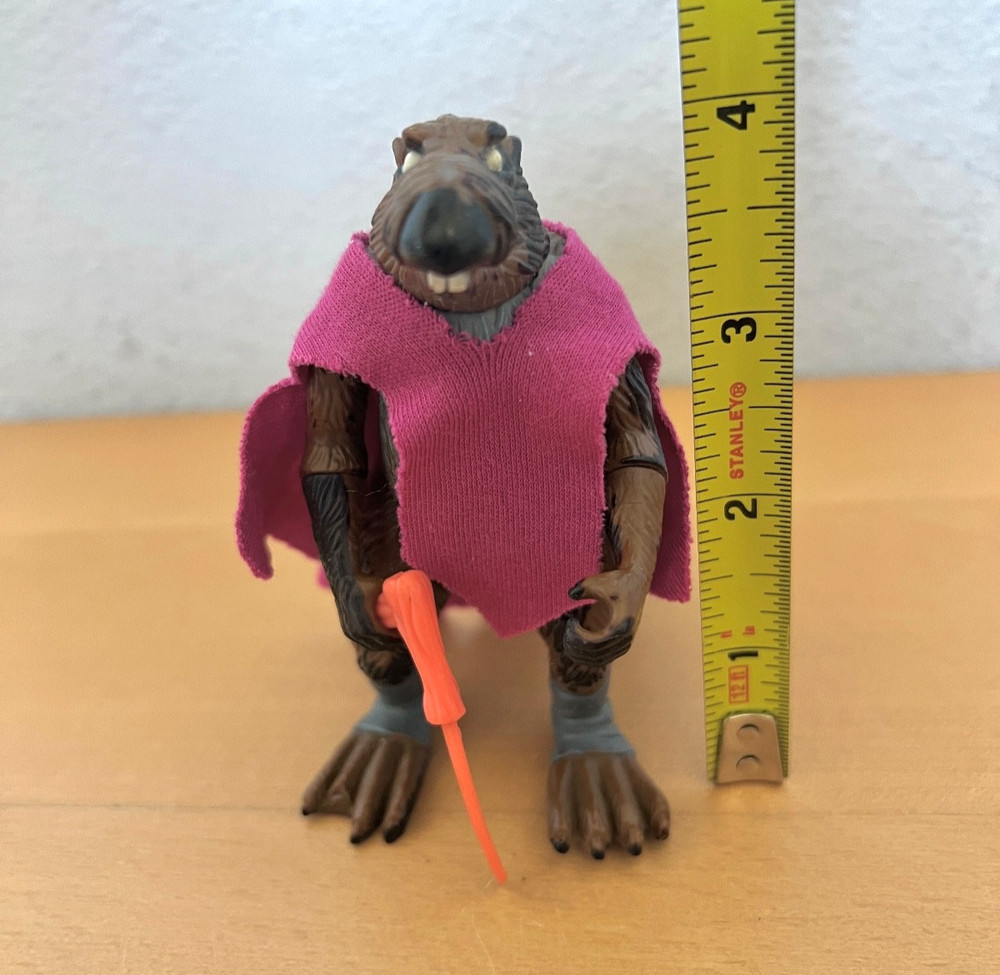 Vintage TMNT Teenage Mutant Ninja Turtles Splinter Rat Figure 1988 Playmates