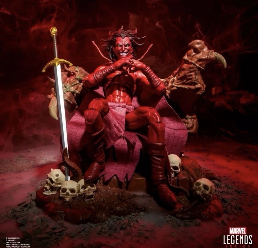 Marvel Legends Series Marvel’s Mephisto Infernal Throne Ships Tomorrow “Presale”