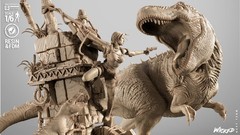 3D Printed Fan Art Tomb Raider Diorama by Wicked