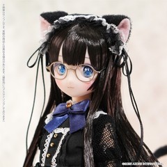 Azone Dreamin Mebae A Gift From M.k Black White Cat 22.5cm/8.8In 1/6 Full Set