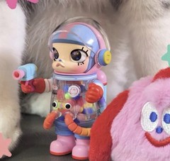 POP MART 🅰️ Authentic MEGA SPACE MOLLY 100% Series 4 [ JON BURGERMAN ] Figure