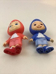 Cocomelon Baby Shark Character Family Figures Set Lot of 6 Mini Doll Toys