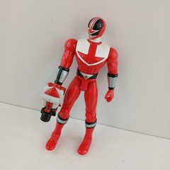 Bandai Lot of 4 Power Rangers Action Figures Red Green Blue Ranger & Jindrax 6″