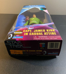 Playmates Toys Star Trek Captain James Kirk In Casual Attire 9 Warp Factor…