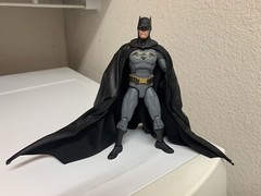 Custom Batman Wired Drape Leather Cape Only Dc Multiverse mcfarlane NOT FIGURE