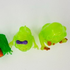 Ghostbusters Ecto Minis Slimer 4 Translucent 1 Solid 1.5″ Mattel Classic Series