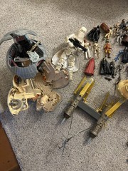 Star Wars Loose Figures + Accessories. 1990s and early 2000s