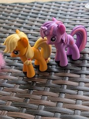 My Little Pony G4 FiM 3″ Figure Lot Of 7 Toys w/ Brushable Hair 2010 Magic