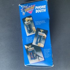 Vintage 1991 Kenner Bill & Ted’s Excellent Adventure Phone Booth Opened Unused