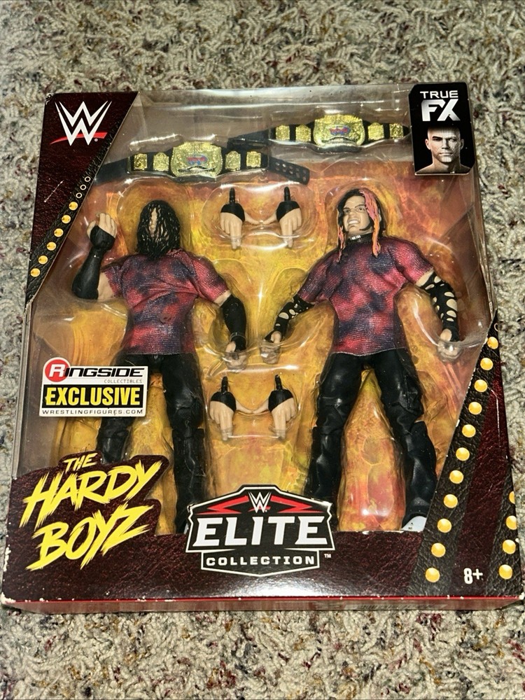 WWE Elite Collection the Hardy Boyz Matt Jeff Ringside Exclusive Figures