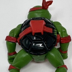 TMNT Storage Shell Raphael Action Figure Playmates + 4 Accessories