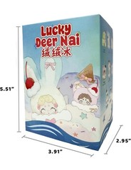 Lucky Deer Nai Goodnight Little Bunny Fluffy Ice 5.9″ Blind Box Plush Doll