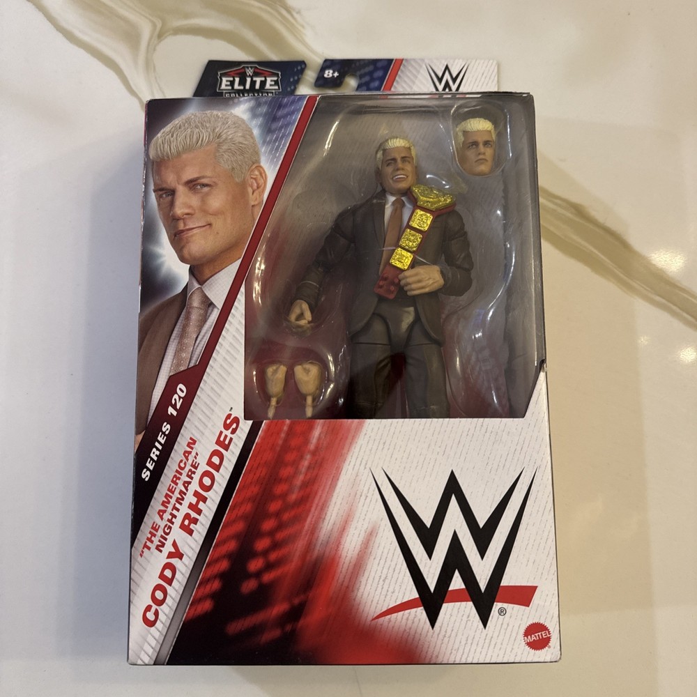 🔥New 2025 WWE Elite Collection Series 120 Cody Rhodes Brown Suit 🔥