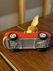 NECA Gremlins Gizmo in Red Sports Car Pull-Back Racer Warner Bros. Collectible