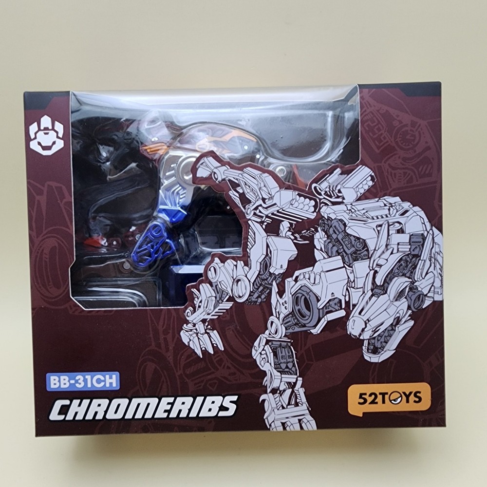 52Toys BEASTBOX (2020) CHROMERIBS BB-31CH Wolf New Sealed MIB NIP (US Seller)