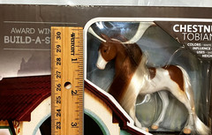 NEW Factory Sealed / ROYAL BREEDS (RB) CHESTNUT TOBIANO HORSE ~ BUILD A STABLE