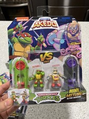 Akedo 2023- Mini Battling Warriors- Teenage Mutant Ninja Turtles – Set 4pcs