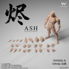 Whale Works Ash 1/12 Scale WW03-A White Super Articulated Body Figure Model
