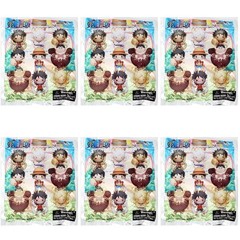 One Piece Series 4 Figural 3D Bag Clip – Lot of 6 Sealed Blind Bags