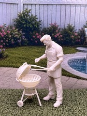1:24 1950 Dollhouse Barbecue Bob Inspired by Marx