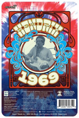 NEW Super7 JIMI HENDRIX Festival 3.75 Inch Tall ReAction Action Figure woodstock