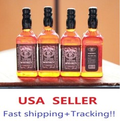 1/6 4 x bottles whiskey alcohol toy for Hot toys Kumik Phicen stage property